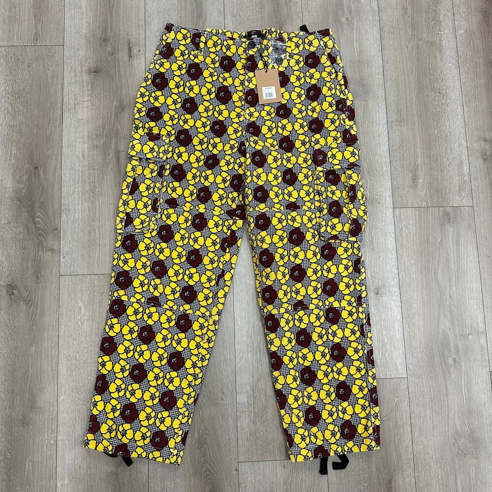FW22 Stussy x Denim Tears Cord Cargo Pant 'Houndstooth' size 32 B30